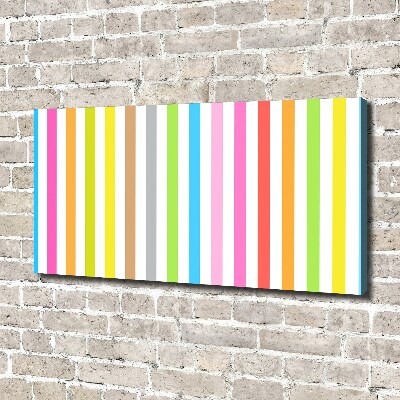 Bild auf leinwand Bunte Streifen