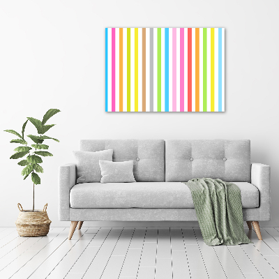 Bild auf leinwand Bunte Streifen