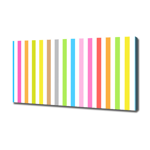 Bild auf leinwand Bunte Streifen