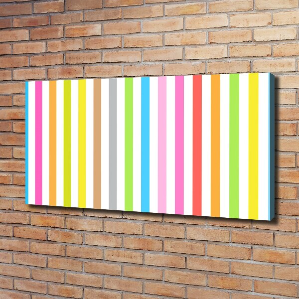 Bild auf leinwand Bunte Streifen