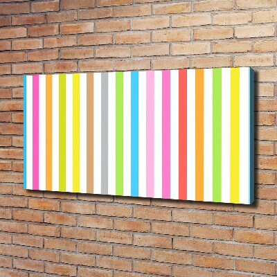Bild auf leinwand Bunte Streifen