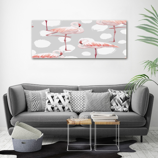 Wandbild Flamingos