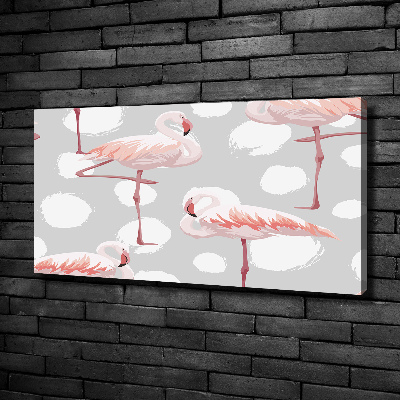 Wandbild Flamingos