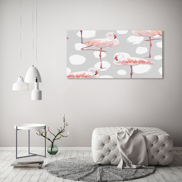 Wandbild Flamingos