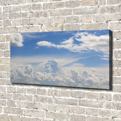 Bild auf leinwand Wolken am Himmel