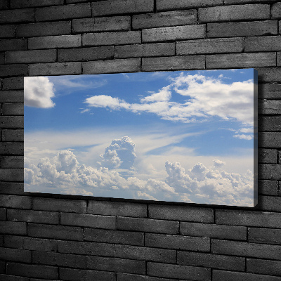 Bild auf leinwand Wolken am Himmel