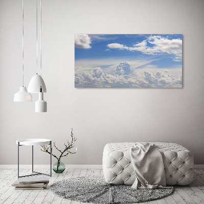 Bild auf leinwand Wolken am Himmel