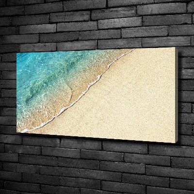 Wandbild Eine Welle am Strand