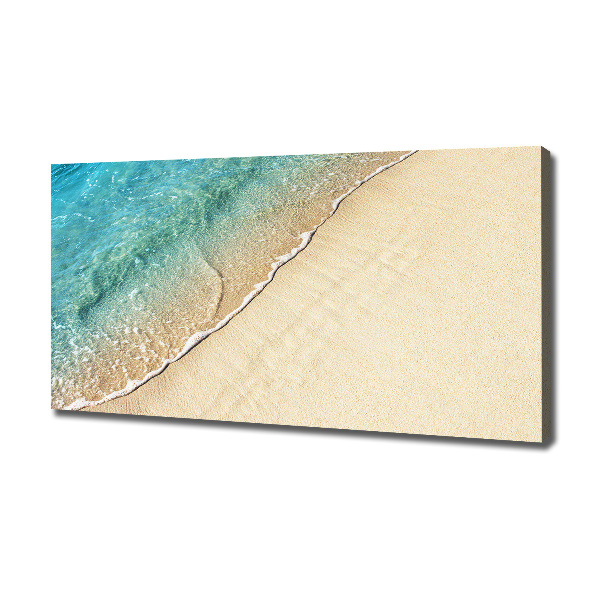 Wandbild Eine Welle am Strand