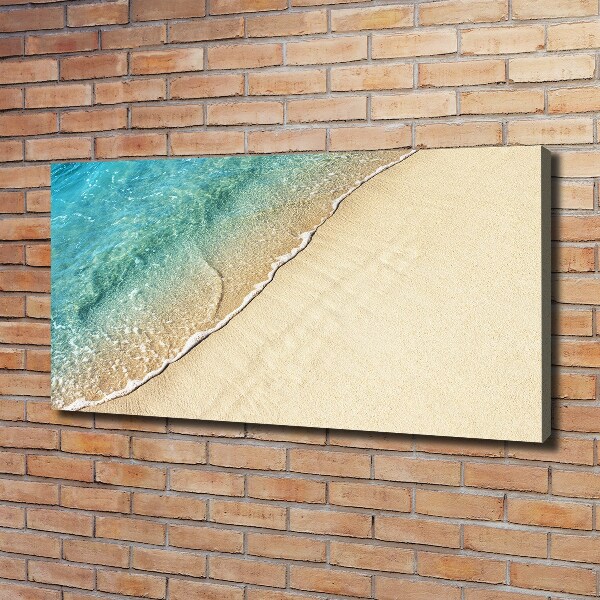 Wandbild Eine Welle am Strand