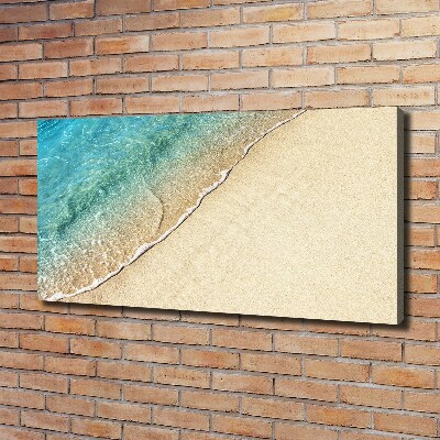 Wandbild Eine Welle am Strand