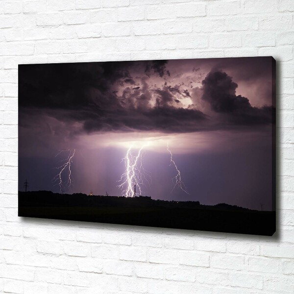 Wandbild Gewitter