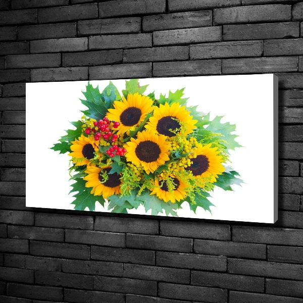 Fotobild Ein Strauß Sonnenblumen