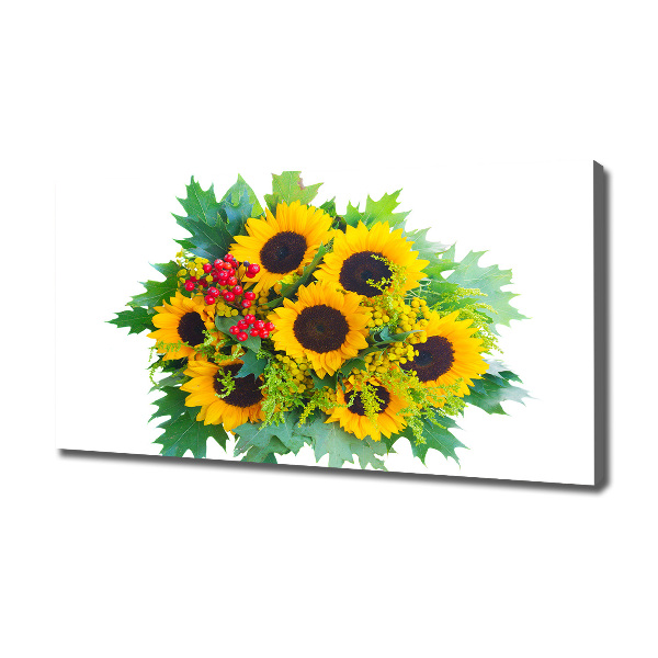 Fotobild Ein Strauß Sonnenblumen
