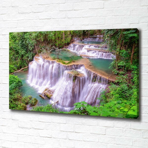 Bild auf leinwand Thailand Wasserfall