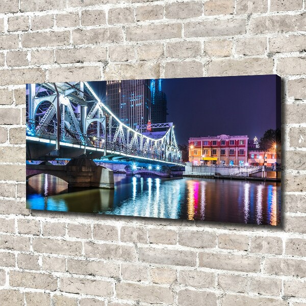 Wandbild Shanghai-Brücke