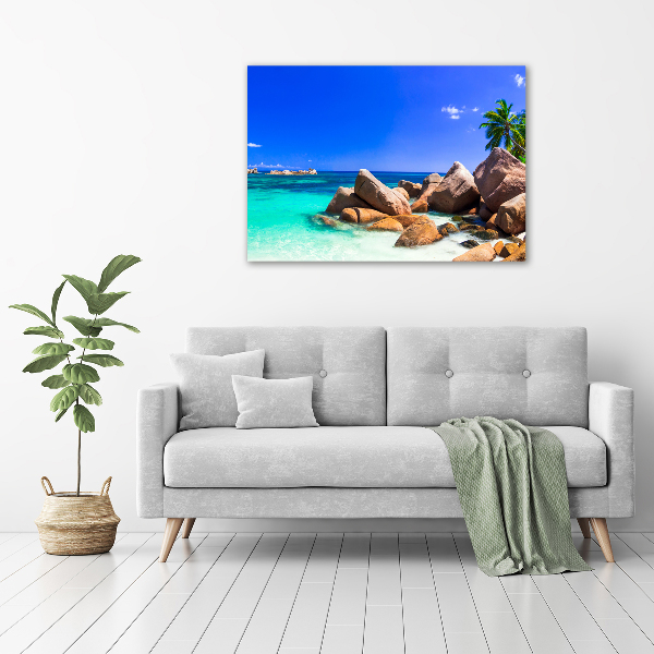 Fotobild Strand der Seychellen