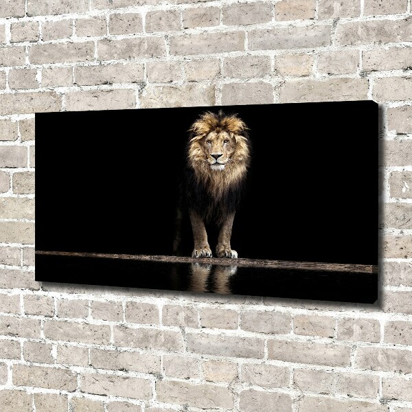 Wandbild Porträt eines Löwen