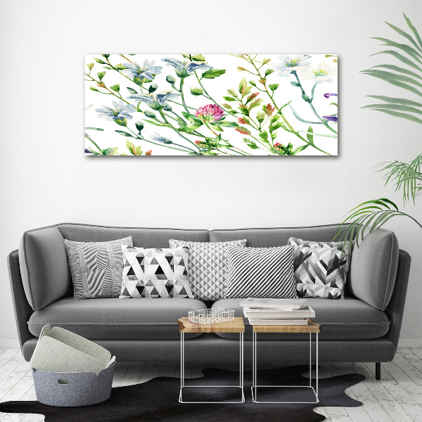 Bild auf leinwand Wildblumen
