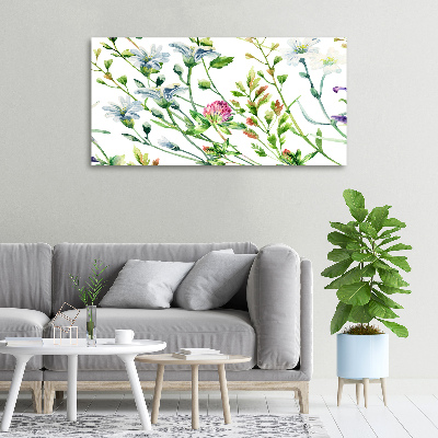 Bild auf leinwand Wildblumen