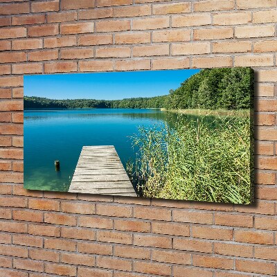 Wandbild Pier am See