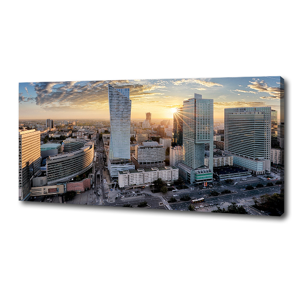 Wandbild Warschau, Polen