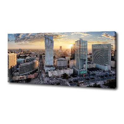 Wandbild Warschau, Polen