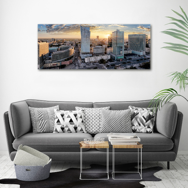 Wandbild Warschau, Polen