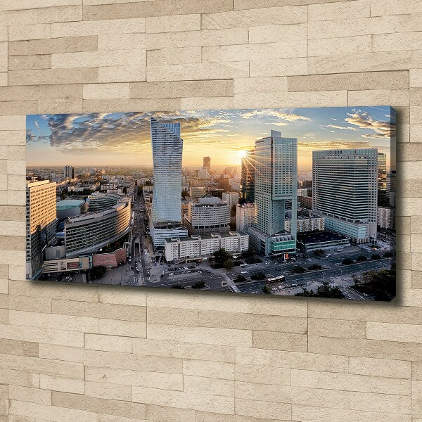 Wandbild Warschau, Polen