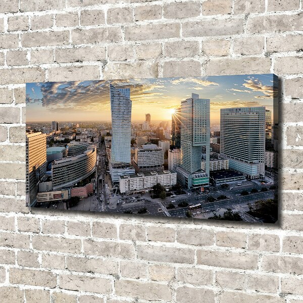 Wandbild Warschau, Polen