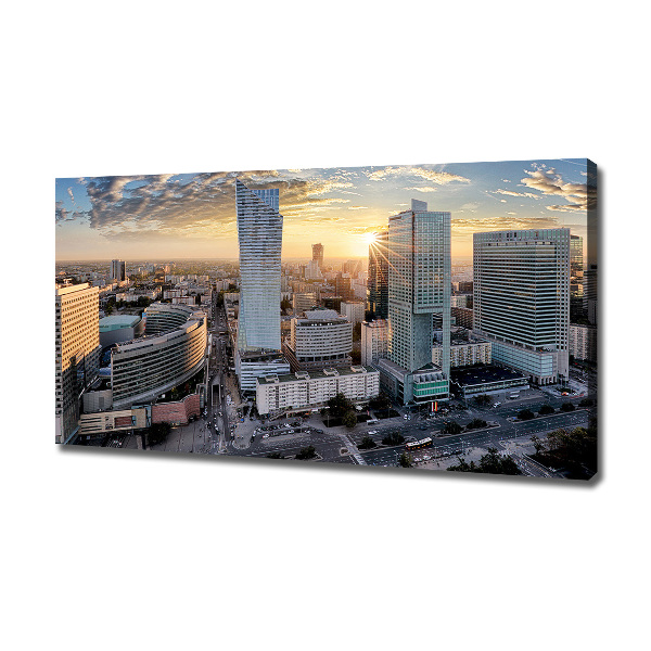 Wandbild Warschau, Polen