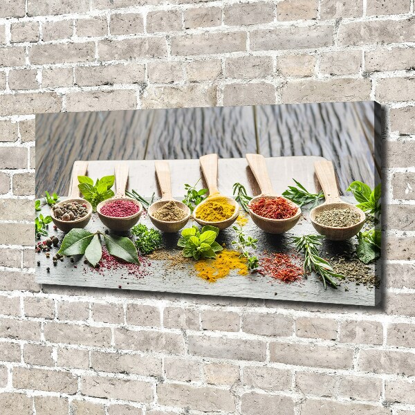 Bild auf leinwand Bunte Gewürze