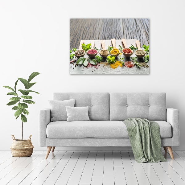 Bild auf leinwand Bunte Gewürze