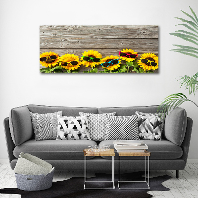Wandbild Sonnenblumen
