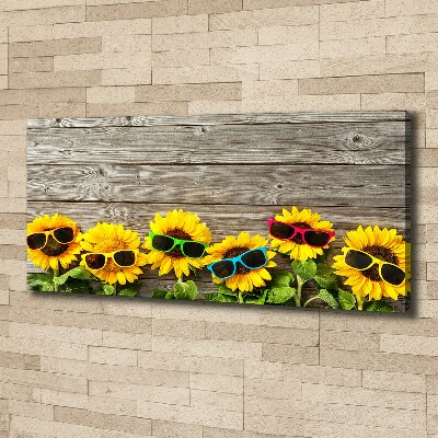 Wandbild Sonnenblumen