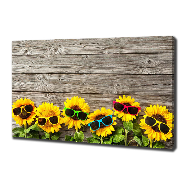 Wandbild Sonnenblumen