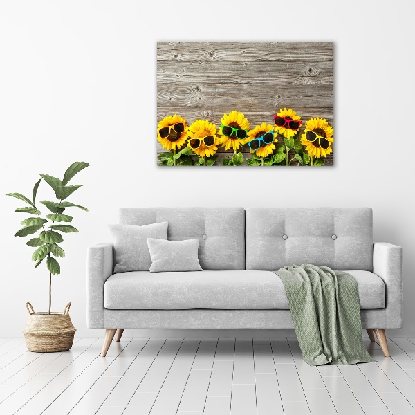 Wandbild Sonnenblumen