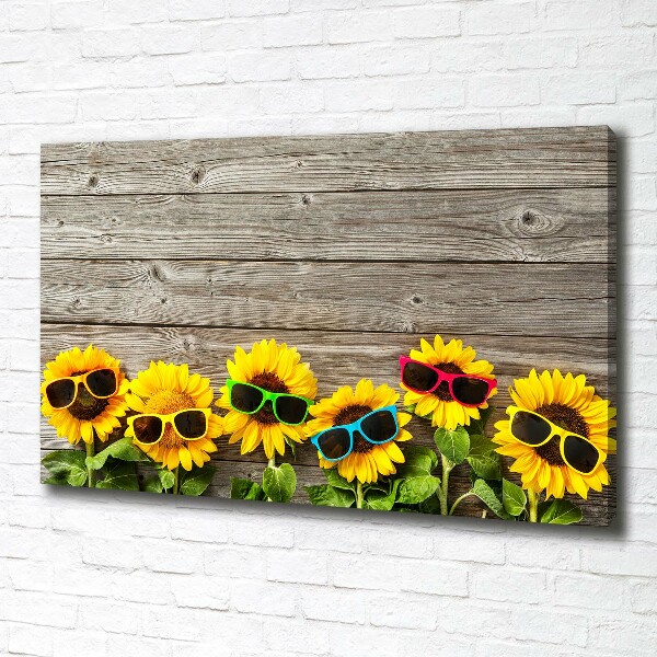 Wandbild Sonnenblumen