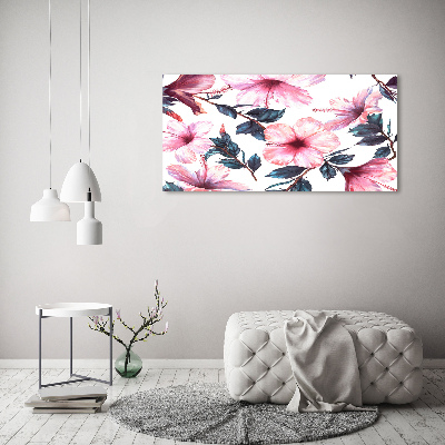Wandbild Hibiskusblüten