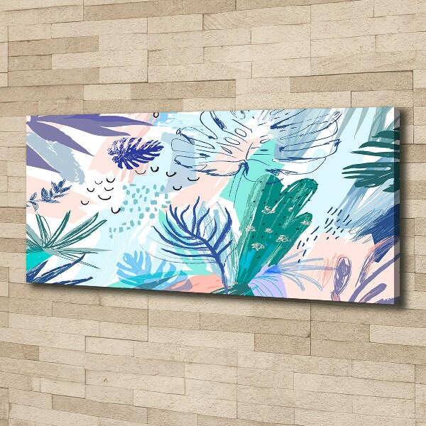 Bild auf leinwand Tropische Blätter