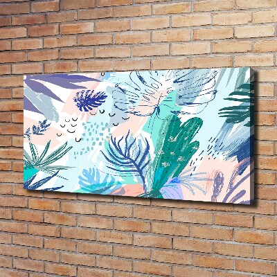 Bild auf leinwand Tropische Blätter