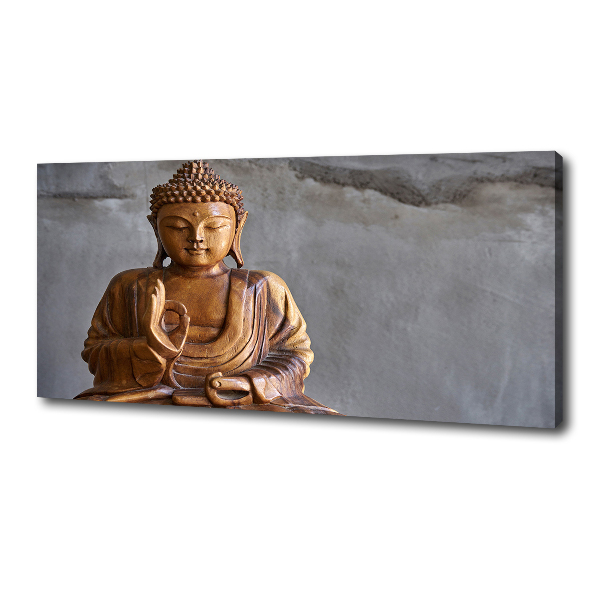 Wandbild Buddha aus Holz