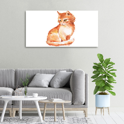Wandbild Ingwerkatze