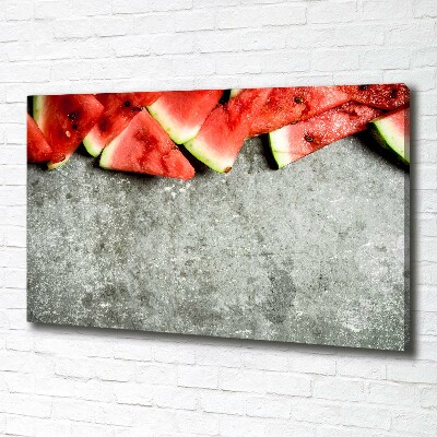 Wandbild Geschnittene Wassermelone