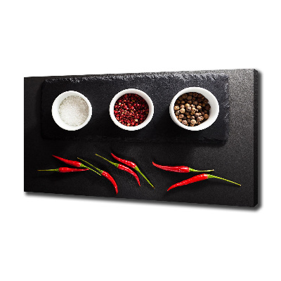 Wandbild Gewürze und Chili