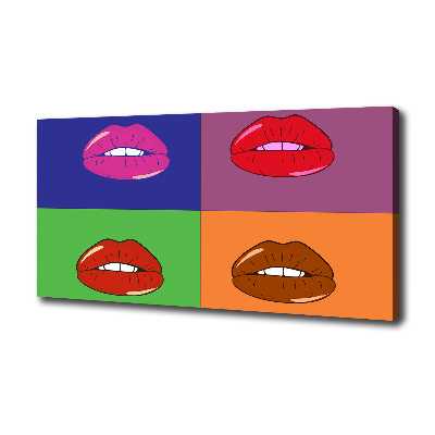 Fotobild Bunte Lippen