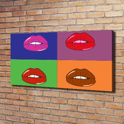 Fotobild Bunte Lippen