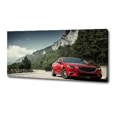 Fotobild Auto in den Bergen