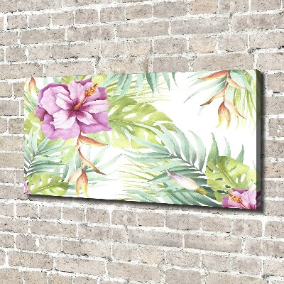 Bild auf leinwand Hawaiianische Blumen