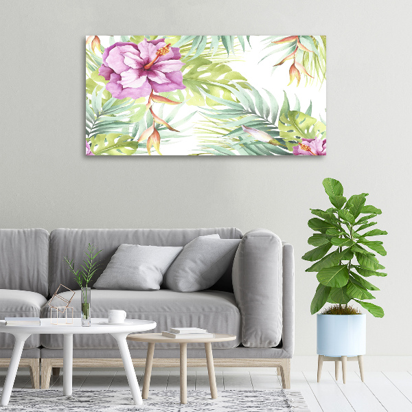 Bild auf leinwand Hawaiianische Blumen